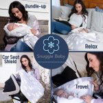 Snuggle Baby Swaddle Blanket for Boy or Girl - Premium Plush Newborn Swaddle Sleep Sack - Soft Fleece Baby Sleeping Bag - Stroller Infant Swaddle Wrap - Boho Feathers - Image 5